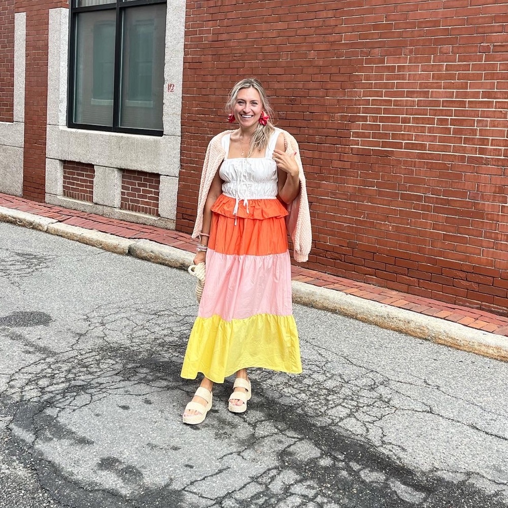 Tiered maxi dress